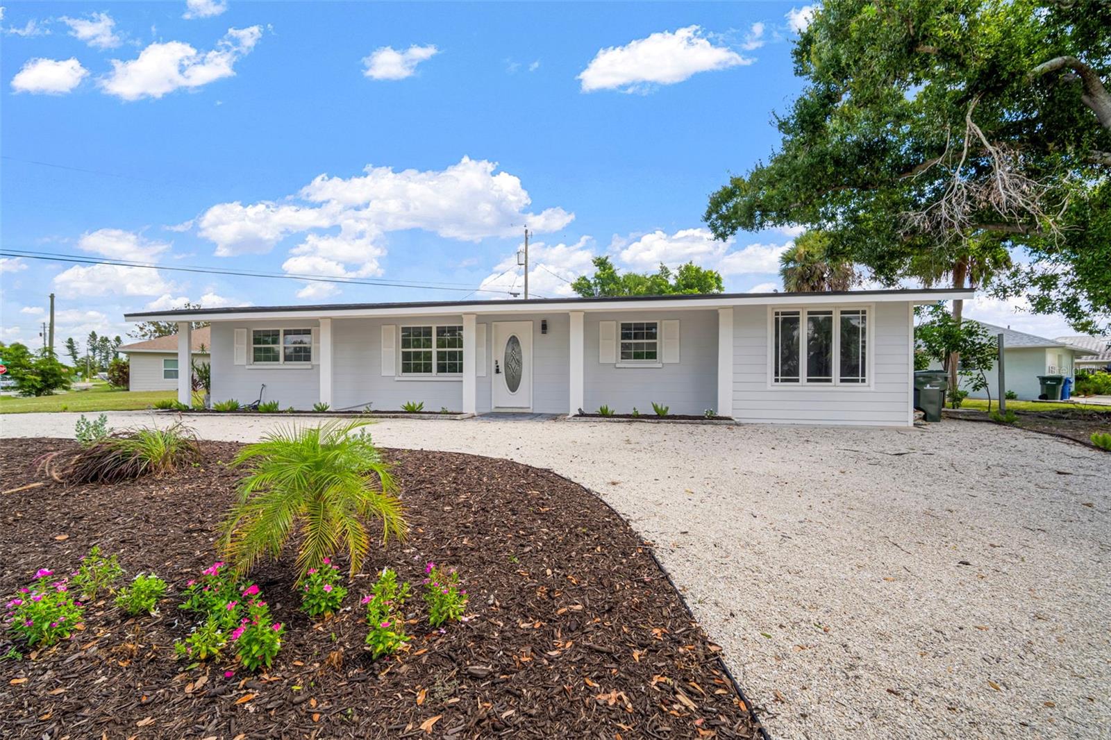 Welcome to your dream home, perfectly situated on a spacious corner lot in beautiful Venice, Florida. This stunning residence has been
meticulously remodeled from the studs out, ensuring modern amenities and a fresh, contemporary feel. Just minutes from the breathtaking
Venice Beach, known for its pristine sands and stunning sunsets. Enjoy the convenience of coastal living with quick access to the beach, fishing, boating, and more. Plus, the nearest boat ramp is only a short drive away, making it easy to launch your watercraft and explore the Gulf. Every inch of this home has been thoughtfully renovated. From the new roof to the updated HVAC system and new water heater, you'll
enjoy peace of mind and energy efficiency. Step inside to discover an open and airy layout with high-end finishes. The brand-new kitchen features top-of-the-line appliances, sleek countertops, and ample storage, perfect for the home chef! The generous corner lot provides plenty of space for outdoor entertaining, gardening, or simply enjoying the Florida sunshine. Create your own oasis in this prime location. This home is more than just a place to live; it's a lifestyle. Don't miss your opportunity to own a piece of paradise in Venice, FL. Schedule your private showing today and start living your coastal dream!