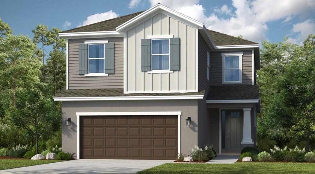 Under Construction. New Construction – September Completion! Built by Taylor Morrison, America’s Most Trusted Homebuilder. Welcome to the Boca Grande at 999 Ladyfish Trail in The Waters at Center Lake Ranch. This thoughtfully designed new home features an open layout with a spacious flex room that flows into the dining area, kitchen, and great room, perfect for everyday living and entertaining. Sliding glass doors lead to a sunny lanai, ideal for enjoying Florida’s beautiful weather. Upstairs, the luxurious primary suite includes a dual-sink vanity, large shower, and walk-in closet. Three secondary bedrooms and a full bath complete this beautiful home. The Waters at Center Lake Ranch is a natural gas community nestled in a master-planned setting just south of Lake Nona. Residents enjoy walkable neighborhoods, scenic conservation wetlands, multi-use trails, and easy access to Medical City, major highways, and local recreation—offering a vibrant lifestyle in one of Osceola County’s most desirable areas. Additional Highlights Include: All appliances included, vent at microwave, and pre-plumb for future tub at laundry. Photos are for representative purposes only. MLS#O6333586