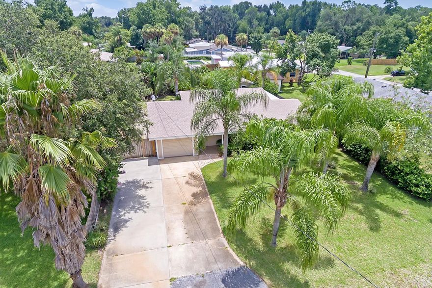 Are you thinking about moving closer to Florida's East coast? Well look no further, because this unique 3 bedroom, 2 bathroom single family home is located in the Oliver Estates in New Smyrna Beach and includes 1,360 sq. ft of living space. The exterior of the fenced-in home offers a tropical feel with its wonderful landscaping, pond, and palm trees which allows for privacy. The extended driveway is perfect to park plenty of vehicles for your guests. The kitchen and bathrooms have been newly upgraded. Additionally, the home features an open floor plan and Florida room which allows ample space for entertainment. Enjoy the outdoors in the covered front porch or in the spacious backyard. The fence opens to store a boat. Conveniently located near I-95, major roads, highways, great restaurants, and shopping centers. Don't miss this amazing opportunity to own this house today! Call now and schedule your private showing.