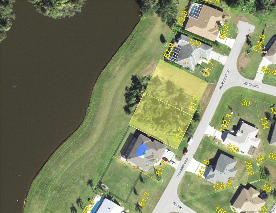 ***These properties can be purchased individually **This Future Home Site is on a freshwater lake, with a western rear exposure, for majestic sunsets!  Hard to find, 2 side by side building lots in Deep Creek for a total of approximately 19,189 square feet if purchased together. Second lot can be located at MLS #C7489333.  These building lots have city water and sewer already in place, and are located on a non-through street!  Enjoy all the privacy this property has to offer, with a nice green belt and a fresh water lake to the rear where you can kayak, canoe, fish, bird watch, just to name a few of the perks!  A perfect spot for a single family home in Deep Creek; which is an upscale deed-restricted community!  This new home site is less than 1 mile to Deep Creek Golf Club.  Also is conveniently located to I75 where you will find shopping, restaurants, banking, Starbucks, a Fitness Center, and more. The Punta Gorda, Port Charlotte and Charlotte Harbor areas are best known for: excellent fishing, boating and golfing, with pristine gulf beaches close by!  Deep Creek sits midway between Sarasota to the north and Ft. Myers to the south with a quick and easy access to I75. PGI 020 0581 0003 and 0004.