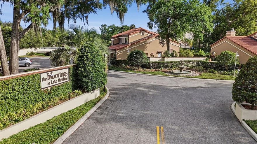Wake up to shimmering lake views and unwind each evening with breathtaking Florida sunsets in this beautifully refreshed 2-bedroom, 2-bathroom condo. From the moment you step off the elevator, you’re welcomed into a light-filled, open-concept living space highlighted by oversized glass sliding doors that lead to a private enclosed patio—seamlessly blending indoor and outdoor living.

The kitchen is both bright and inviting, featuring upgraded cabinetry, a spacious eat-in area, and a large island designed for effortless entertaining. Thoughtful updates throughout include upgraded flooring, brand-new carpet installed just six months ago, and a newer AC unit replaced two years ago for added comfort and peace of mind. Custom-tailored curtains complete the space with a refined, polished finish.

cThe primary suite offers a quiet, private retreat with its own bath, while the split-bedroom layout ensures comfort and privacy for guests.
Life at The Moorings is centered around a relaxed, lakeside lifestyle—complete with a community pool, heated spa, clubhouse, lushly landscaped grounds, and direct access to Lake Maitland on the Winter Park Chain of Lakes. Spend your days on the lakefront dock or hosting poolside gatherings, then enjoy the convenience of walking to local favorites like Luke’s and Antonio’s or exploring Maitland’s newly designed downtown with green spaces, farmers markets, and vibrant community events.