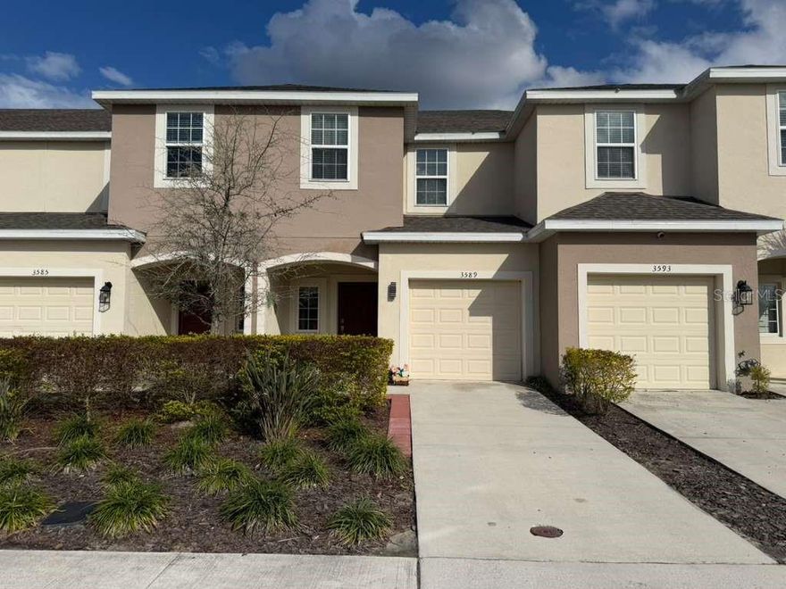 Welcome to 3589 Anibal St, Kissimmee, a beautifully designed 2022 townhome located in the desirable Reedy Reserve Townhomes community. This elegant residence offers 3 bedrooms and 2.5 bathrooms, blending modern style with everyday comfort.

The home features a bright open-concept layout, seamlessly connecting the living, dining, and kitchen areas—perfect for both entertaining and relaxed living. Upstairs, the spacious primary suite provides a private retreat, complemented by two additional bedrooms and thoughtfully designed living spaces.

Enjoy the convenience of a one-car garage, private driveway, and access to community amenities including a pool and maintained common areas.

Ideally located in Kissimmee, just minutes from shopping, dining, and major roadways, this property offers a perfect balance of modern living and long-term value in one of Central Florida’s fastest-growing areas.