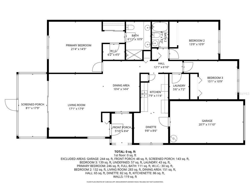 Photo of 2401 SW 20th Court, Ocala, FL 34471 (MLS # W7884725)