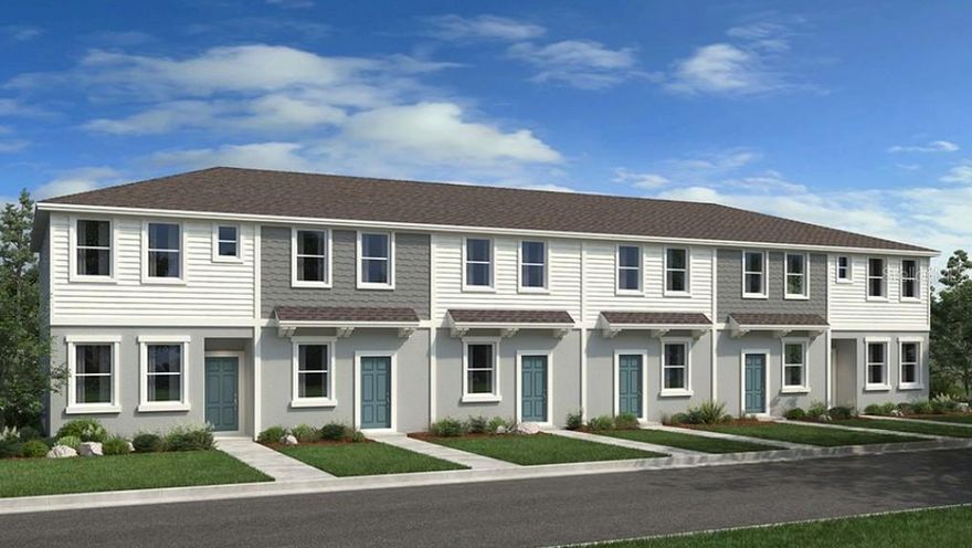 Under Construction. What's Special: Convenient 1st Floor Living | Close to Park | Close to Amenity. New Construction – Ready Now! Built by Taylor Morrison, America’s Most Trusted Homebuilder. Welcome to the Ivy at 8665 Daybreak Street in The Townhomes at Skye Ranch! Explore this townhome with an open-concept design that makes everyday living effortless. From the foyer, the kitchen sits at the front with a large pantry and generous cabinet space, flowing into the dining area and great room that open to a back patio through sliding glass doors. Upstairs, the private primary suite offers a spa-inspired bath with dual sinks and a spacious shower, while a secondary bedroom with its own bath and a centrally located laundry space add convenience. Skye Ranch is ideally located in the heart of Sarasota at Clark Road and Lorraine Road, surrounded by preserved natural beauty with grand oaks, lush palms, forested wetlands, pristine lakes, and native wildlife, creating endless opportunities to explore, experience, and enjoy life. Additional highlights include: quartz countertops, and window blinds throughout the whole house. Photos are for representative purposes only. MLS#A4672590