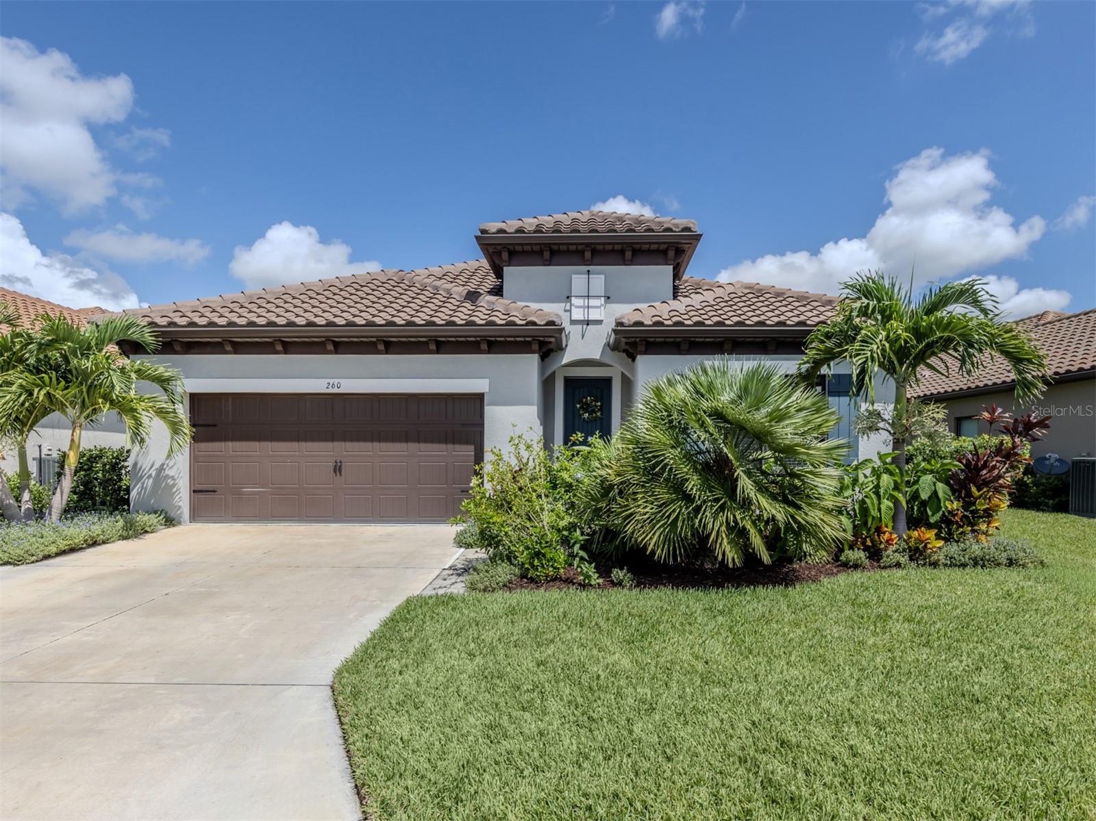 One or more photo(s) has been virtually staged. GREAT PRICE! GREAT VALUE! Located in Cielo, a pet- and fence-friendly Neal Communities neighborhood in North Venice/Nokomis with low HOA fees and NO CDD fee, this spacious home offers over 3,000 SQ FT on a private preserve-view lot with fabulous sunset views and no rear neighbors. MAIN LEVEL (APPX 2,332 SQ FT): 3 bedrooms, 3.5 bathrooms, plus a media room/office—ideal for convenient everyday living. The primary bedroom has a large en suite bathroom with two walk-in closets and dual vanities. One of the two guest bedrooms has a private en suite bath. SECOND LEVEL (APPX 687 SQ FT): Expansive bonus/family room with an additional bedroom and full bathroom—perfect for guests, multi-generational living, or a media/playroom setup (TOTAL 4BR/4.5BA). ENERGY EFFICIENT: Solar panels provide significant savings with electric bills averaging under $30/month; seller will pay off financed solar at closing. Dual-zone A/C enhances efficiency. Storm protection on all windows, including impact windows and accordion shutters on the upper-level lanai windows. OUTDOOR LIVING: Enjoy the heated saltwater pool (14x28) with peaceful preserve views, glowing sunsets, and no rear neighbors for added privacy. INTERIOR FEATURES: 12x24 offset tile flooring throughout the main living areas - Quartz countertops - Fingerprint-resistant black stainless steel appliances - Range with built-in griddle - Ceiling fans with remotes in all bedrooms and bonus/media rooms - Cordless mini blinds on all windows - Two bathtubs for added comfort. LOCATION HIGHLIGHTS: Minutes from several beaches, the Legacy Trail, Carlton Reserve, I-75 access, restaurants, and shopping. This is Florida living at its best!