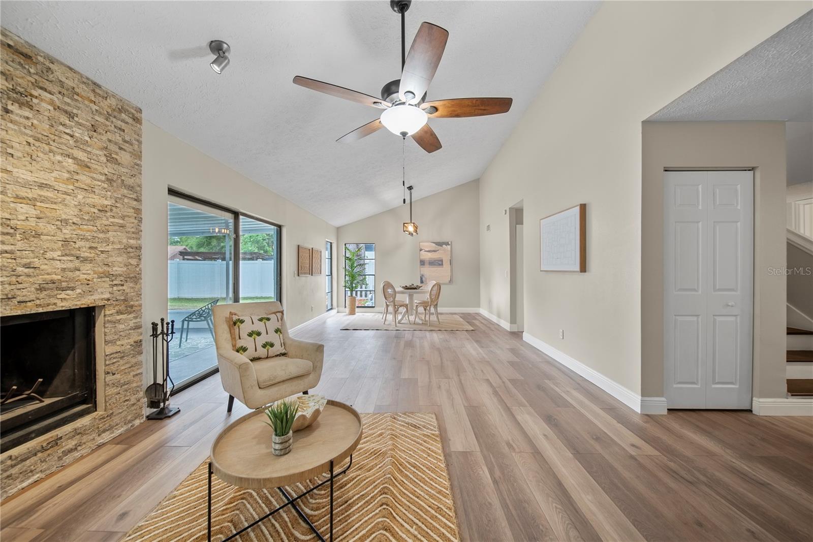 Stylish & Spacious Pool Home in Prime Tampa Location!
Don’t miss this opportunity to own a beautifully updated 3-bedroom, 2.5-bath, two-story home with a private pool, ideally situated in the sought-after Carrollwood / Northdale / Citrus Park area. Inside, you’ll find a bright, open layout featuring a large Great Room with a charming fireplace and combined living and dining areas. The remodeled kitchen offers granite countertops, updated cabinetry, and stainless steel appliances. Downstairs showcases brand-new luxury vinyl plank flooring, fresh interior paint, and a stylish new light fixtures. Step outside to enjoy a spacious, fenced backyard complete with a screened lanai and large pool—perfect for entertaining or relaxing. Roof, A/C, and water heater (2016). Conveniently located close to shopping, dining, great schools, Tampa International Airport, and downtown.