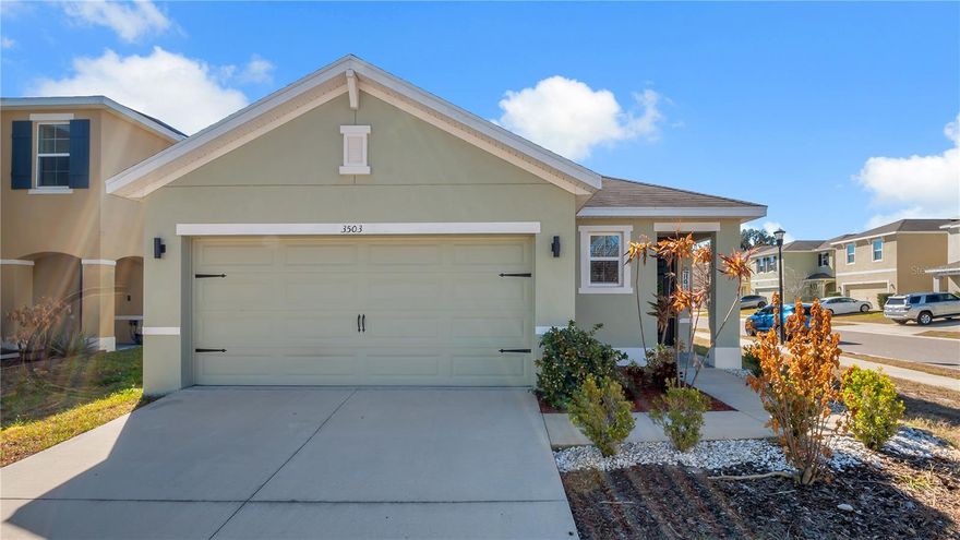 One or more photo(s) has been virtually staged. Welcome home to this beautiful, like-new 3-bedroom, 2-bath, and 2-car garage space in the Taho Woods community. Built in 2019 and situated on a desirable corner lot, this move-in-ready home with an open, bright layout is perfect for making memories. All appliances are included, freshly painted.  This home offers comfort, convenience, and modern living in the heart of Valrico with easy access to everything. All measures are estimate, buyer is responsible for verifying accuracy.