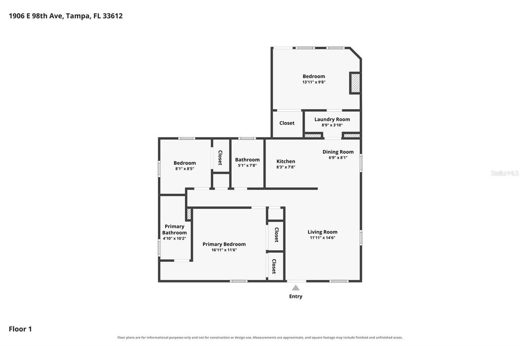 Photo of 1906 E 98th Avenue, Tampa, FL 33612 (MLS # TB8556764)