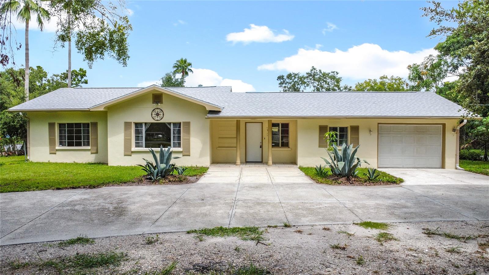 Calling all SAVVY INVESTORS who know how to spot HUGE POTENTIAL as the value is in the R-2 zoning. Built as a single-family home in 1950, she is made of concrete block, BUILT TOUGH, and the spanky new roof (with hurricane straps) in May 2025 is a big bonus. The TWO BONUS ROOMS make great 4th & 5th bedrooms, so it was recently pulling in $3500/month in rent …great for big families or businesses that like having their workers in one place (can you say cash cow?). Coveted R-2 zoning will allow for a duplex, and this floorplan could easily be converted, OR at 150ft wide, the lot is large enough (just shy of HALF AN ACRE—.48) to split and build TWO DUPLEXES. Got a home business? Need storage space? There are NO DEED RESTRICTIONS, a 17ft wide CIRCULAR DRIVEWAY, and an additional 12X35 CEMENT PARKING PAD, so park as many cars, trucks, boats, RVs, as your heart desires. Want to get really creative? With a special use permit (will only cost you a couple grand and a couple months), convert the building to a CHURCH, DAYCARE, PRESCHOOL, NURSING HOME, GROUP HOME…even a MORTUARY or CREMATORY (you do you). Best of all, this property offers LOW TAXES, is NOT IN A FLOOD ZONE, is located in evacuation zone D, and sustained NO FLOOD OR STORM DAMAGE. If you’re looking for a GREAT DEAL on a GREAT HOUSE, then this is the one! HURRY over & get ready to MAKE AN OFFER before it’s gone. MOTIVATED SELLERS are READY to close. ***SELLERS ARE OPEN TO SELLER FINANCING***