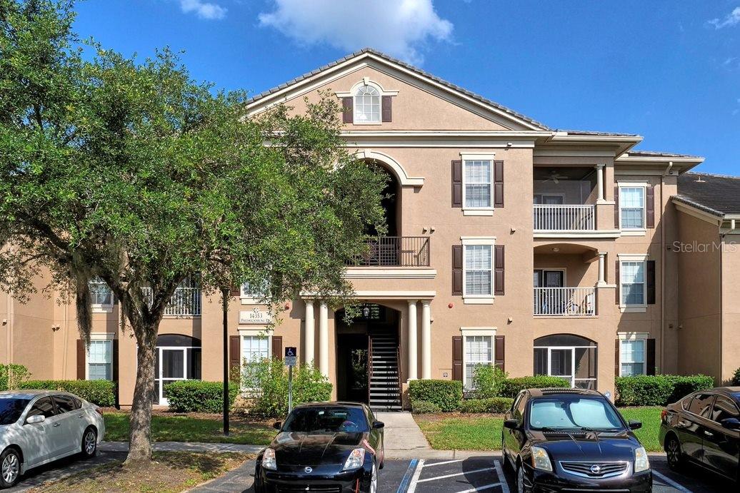 Located in the heart of Hunters Creek. Capri at Hunters Creek is a gated community and this unit is located on the 2nd floor of the 3rd story building. Split floor plan with each bedroom having a walk in closet. Spacious patio off the living room with a storage closet there as well.