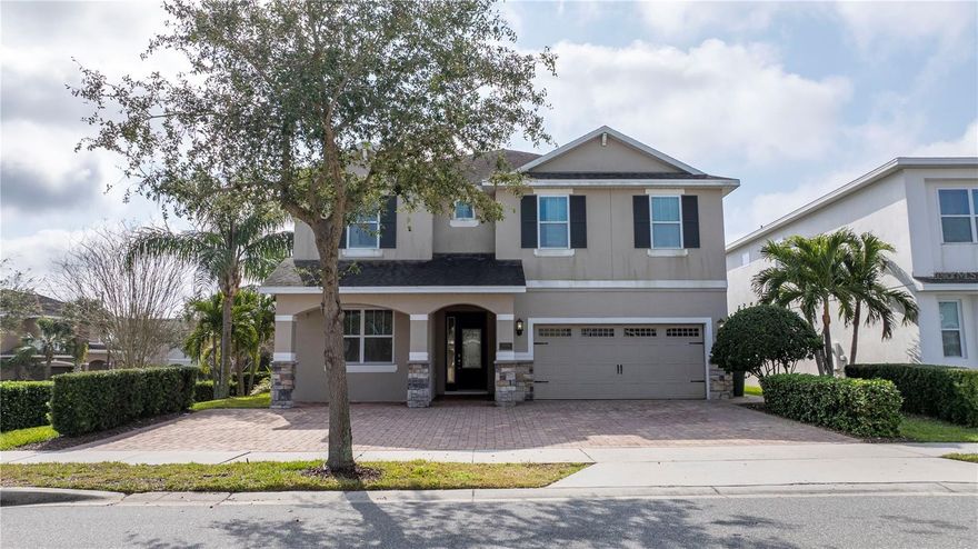 Become the proud owner of the legendary vacation home of UFC champion José Aldo and receive the keys personally from the fighter himself! This stunning home offers 8 spacious bedrooms, 6 full bathrooms, a fantastic game room, and a private pool—perfect for entertaining and relaxing. Plus, two magical themed bedrooms, one inspired by princesses and the other by Mickey & Minnie, make this a dream home for families. Don't miss this unique opportunity to own a piece of history while enjoying luxury and comfort in every corner! Located in Encore Reunion, this incredible property offers access to the community's exclusive water park, featuring thrilling slides, a spacious pool, and a casual bar and restaurant at the clubhouse. The resort also boasts top-tier amenities, including a modern fitness center, spa services, sports courts for basketball, volleyball, and tennis, as well as a dedicated concierge to cater to all your needs. With a prime location near I-4, this home provides quick access to Orlando's world-famous attractions, renowned restaurants, championship golf courses, outlet shopping, and Orlando International Airport. Whether you're looking for a private retreat or a profitable short-term rental opportunity, this home at Encore Resort is ready to deliver unforgettable experiences for all who visit!
