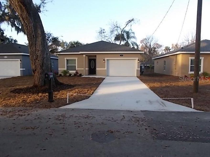 WHY RENT WHEN ITS CHEAPER TO BUY! THIS NEWLY BUILT 3/BDRM, 2/BTH HOME WHICH WAS COMPLETED JANUARY 2026 IS A MUST SEE! ONCE YOU PULL INTO THE DRIVEWAY YOU'LL BE COMPLETELY ASTOUNDED BY THE PROFESSIONAL STUCCO & PAINT JOB WHICH IS ACCENTED BY BEAUTIFUL LANDSCAPING. UPON ENTRY YOU'LL BE GREETED FRESH PAINT, DESIGNER LIGHTING & CEILING FANS, 2'' FAUX PAS BLINDS, TOP TIER QUARTZ COUNTER TOPS IN THE KITCHEN, 42'' RECESSED PANEL CABINETS, CROWN MOLDING ALONG WITH STATE OF THE ART APPLIANCES. IF YOU'RE STILL NOT CONVINCED THAT THIS HOME WAS BUILT JUST FOR YOU, THEN MAKE YOUR WAY INTO THE MASTER BEDROOM WHERE YOU WILL BE BLOWN AWAY BY THE GARDEN TUB SURROUNDED BY CUSTOM 24''X36'' CERAMIC TILE AN INDEDPENDENT SHOWER, QUARTZ COUNTERTOPS WITH UNDERMOUNT SINKS AND DESIGNER LIGHTING. NOW I COULD GO ON FOR DAYS TOUTING THE AMENITIES THAT GRACE THIS BEAUTIFUL HOME, BUT RATHER THAN DO SO, I'LL LET YOU SEE FOR YOURSELF! BUT DON'T DELAY, BECAUSE THIS ONE SHALL NOT LAST!!!!!