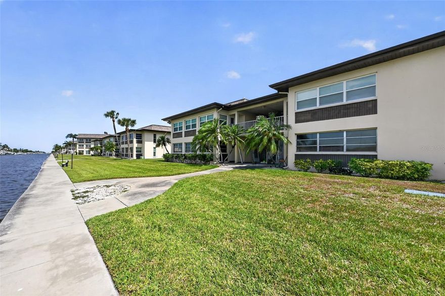 Waterfront living doesn’t get much better than this. Welcome to this beautifully renovated 1 bedroom, 1.5 bathroom ground-floor condo in the highly desirable Gulf Harbors community. Move-in ready and full of charm, this waterfront gem offers peaceful water views and an easy Florida lifestyle. The updated kitchen opens to the living room, creating a bright and comfortable space that feels open and inviting. One of the best parts of the home is the enclosed sunroom overlooking the water, the perfect spot to enjoy your morning coffee and watch dolphins swim by.
The community offers two pools, a clubhouse, shuffleboard courts, and plenty of space to relax and enjoy the outdoors. You’re also conveniently located close to shopping, restaurants, beaches, and everyday essentials. For even more Florida lifestyle, private beach access through the Gulf Harbors Beach Club is available separately for approximately $180/year. Whether you’re looking for a full-time home, winter getaway, or investment opportunity, this condo is a fantastic waterfront find. Some of the photos are virtually staged.