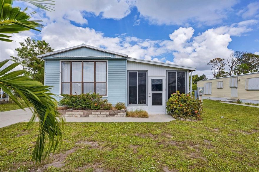 Welcome to this beautifully maintained, fully furnished TURN-KEY home located in the highly sought-after waterfront community of The Villages of Holiday Lakes. From the moment you step inside, you’ll feel right at home. The cozy, open-concept living space is designed for comfort and ease, with the living room flowing seamlessly into the updated kitchen—perfect for entertaining family and friends.
Enjoy abundant natural light thanks to the home’s southern exposure, which brightens both the kitchen and living area. The kitchen is thoughtfully updated and equipped with everything you need, whether you're looking for a seasonal getaway, a permanent residence, or a great investment rental.
With 3 bedrooms and 2 full baths, there’s plenty of room for guests to relax and enjoy their stay. A sliding glass door leads to a spacious, climate-controlled Florida room, offering additional living space, a full-sized washer and dryer, and a convenient storage closet.
Located on a greenbelt, this home offers added privacy and a peaceful setting. Bring your golf cart and enjoy all that this golf cart-friendly community has to offer!
Community amenities include:2 swimming pools, Tennis courts, Shuffleboard, BBQ area, Craft and woodworking rooms, Recreation hall with full kitchen, Additional laundry facilities And much more!
This is not a 55+ community and, per county records, not located in a flood zone—adding peace of mind to your Florida lifestyle.
Whether you're looking for a full-time residence, seasonal escape, or income-producing property, this turn-key gem is ready for you!