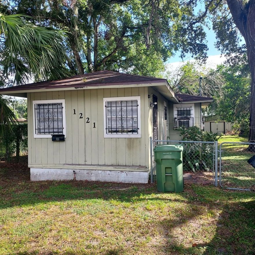 1 bedroom/1 bathroom Investor’s Dream—Unlock the Potential. Bring your vision and tape measure—this little house is bursting with opportunity! With the right vision, this house could become the perfect nest for a single individual.  Property is also zoned for commercial.