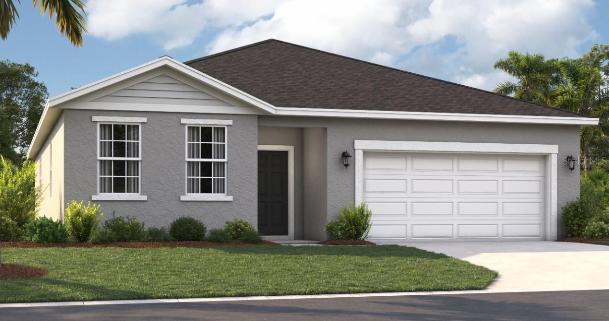 One or more photo(s) has been virtually staged. Under Construction. Brookshire is in a prime location, just minutes from the waterfront and the Kennedy Space Center. Looking for a home you'll love at an affordable price? Located just off I-95 and Garden Street, Brookshire offers residents the perfect location near commuter routes for easy access to both work and play, as well as close proximity to local schools, beaches, and more. Spend time with your family and furry friends outdoors by the water or at one of the many nearby parks. There's plenty to explore right outside your front door. Start enjoying the life you deserve in a new home at Brookshire, a prime Titusville location!
The Webber is a spacious 2,210-square-foot, single-story home featuring four bedrooms and three bathrooms. The kitchen overlooks the dining and living rooms, while the outdoor patio off the family room provides plenty of natural light throughout the main living area. Tucked away at the front of the home is the second bedroom with a private bathroom. With a spacious master suite located at the rear of the home and three additional bedrooms, the Webber is the perfect home for everyone!