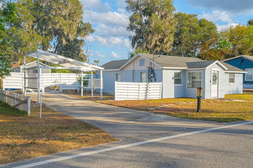Welcome to a rare live–work opportunity in the heart of Lake Helen’s Downtown Commercial District. This charming 2-bedroom, 1-bath home offers 1,040 total square feet and sits on a buildable double lot, opening the door to endless possibilities for living, working, and creating income in one of Central Florida’s most beloved small towns. Conveniently positioned across from Blake Park, home to popular Saturday markets and community events, this property features peaceful views of the equestrian center and Lake Helen’s iconic water tower, blending small-town charm with excellent visibility and accessibility. Zoned mixed-use, this property allows you to explore business opportunities while enjoying the convenience of living on-site. Whether you envision a boutique storefront, studio, office, wellness space, creative workshop, or income-producing venture, the flexibility here is exceptional. Inside, the home offers central air, a newer roof installed in 2019, and a layout full of character and potential, ready to be customized to fit your vision. Out back, a fully wired shed adds significant value and can easily be transformed into a workspace, studio, workshop, or additional business use. Located near local businesses, dining, and community favorites, and zoned for A-rated, award-winning schools, this property delivers both lifestyle and opportunity. Properties offering a double lot, mixed-use zoning, downtown location, and true live–work potential are rare in Lake Helen. 421 Pleasant Street presents a unique opportunity for entrepreneurs, creatives, investors, or owner-occupants looking to build something special.  The Gem of Florida welcomes you!
