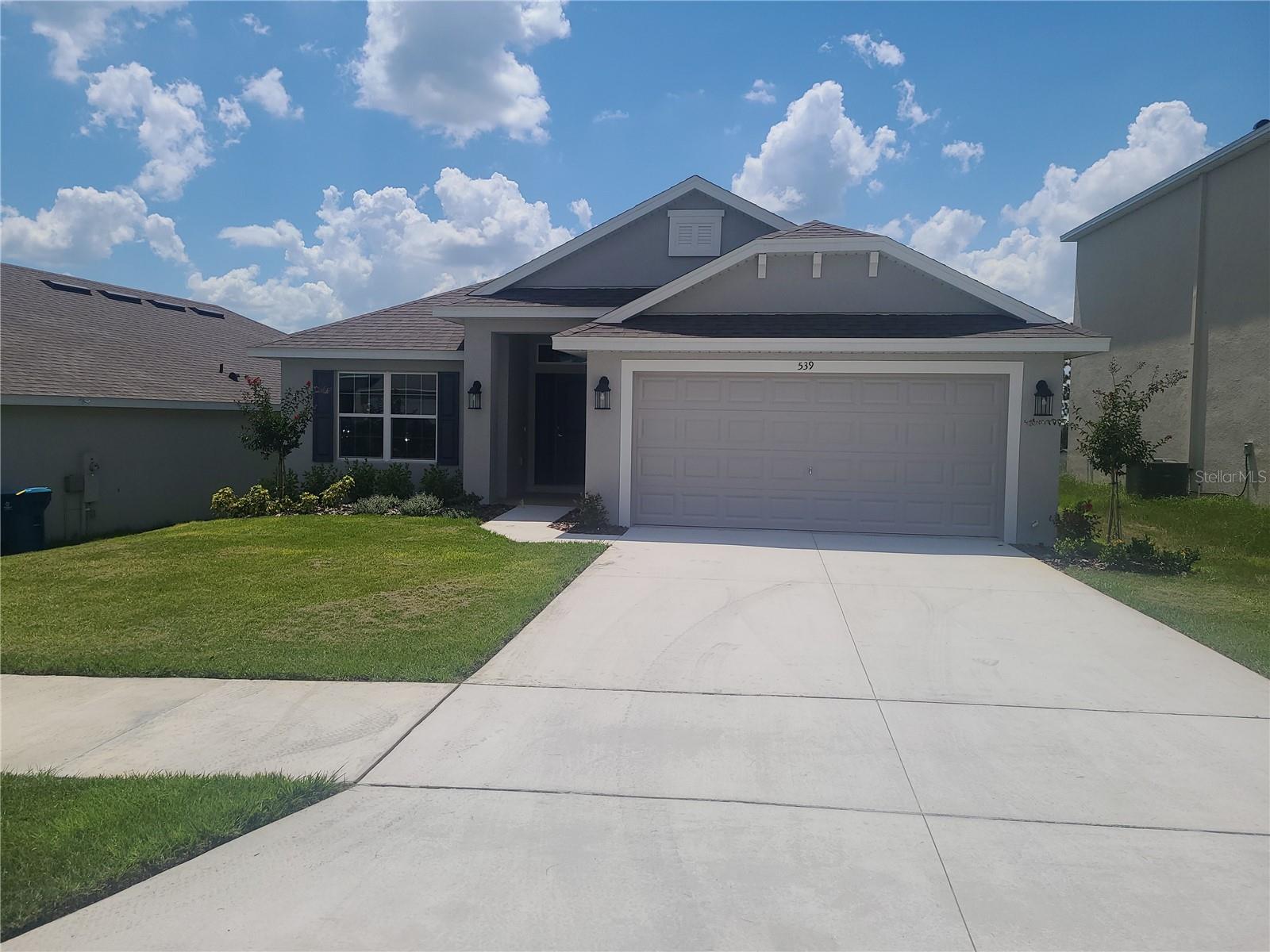 Be the first to live in this stunning, never-before-occupied 4 bedroom, 2 bathroom home in a peaceful Haines City neighborhood. This brand-new construction offers the perfect blend of modern amenities and tranquil living. AVAILABLE NOW! This is more than just a house; it's a home waiting for its first memories. Don't miss this rare opportunity to be the first resident of this beautiful property. NO REAR NEIGHBORS!