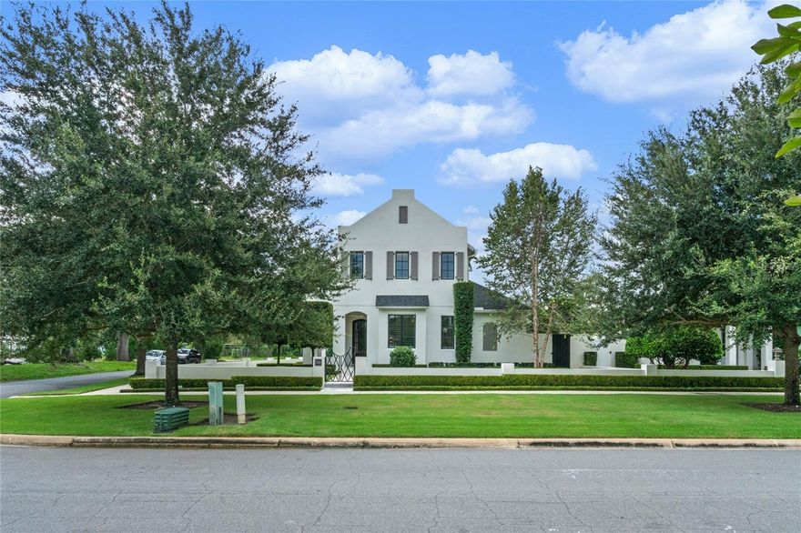 Elevate your lifestyle with this exquisite Bermudan-style home in the heart of downtown Winter Park. Nestled in a prime location, you'll enjoy the convenience of being mere steps away from Park Avenue's renowned restaurants and shopping, as well as the newly revamped Winter Park Village with its vibrant shops and dining options. The Winter Park Golf Course is your neighbor, offering lush green views and recreational opportunities.

Designed with a coastal modern aesthetic, this home welcomes you with warm and inviting features. Crafted by the renowned IBK Construction in collaboration with Z Properties, every detail exudes quality and sophistication.

The first floor is a testament to thoughtful design, featuring a luxurious master bedroom suite with a generously sized walk-in closet. A well-appointed study and den space enhance the functionality of this level, while an abundance of natural light fills every corner of the home, creating an inviting atmosphere.

Step outside to discover a cocktail pool, perfect for cooling off on warm Florida days, situated alongside a summer kitchen and a covered lanai. Landscaping by Signature adds to the tropical charm of the outdoor space.

Upstairs, two guest bedroom suites await, each with its own private bath. A comfortable living area provides a cozy retreat, while a spacious bonus living space serves as a home theater and lounge room, complete with ample storage space for your entertainment needs.

Practicality meets luxury with an inside laundry room and the convenience of natural gas for the cooktop, fireplace, and tankless water heater. The two-car garage ensures secure parking, and covered access from the garage to the home adds an extra layer of convenience.

This exceptional home offers an opportunity to embrace the Winter Park lifestyle at its finest. Immerse yourself in the elegance of this coastal modern retreat, where every detail is designed for comfort and style. Contact us today for a private viewing and the chance to make this remarkable property your own.