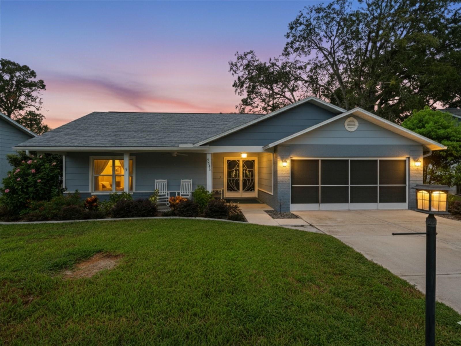 BEAUTIFULLY REMODELED 2-BED, 2-BATH HOME IN AWARD-WINNING TIMBER PINES!
Step inside this stunningly updated home, thoughtfully redesigned for comfort, style, and energy efficiency. Featuring laminate flooring throughout with no thresholds and popcorn ceilings removed, this home feels open, light, and airy from the moment you walk in.
Enjoy the charming double-door entry and welcoming front porch, along with an enlarged, redesigned coat closet providing extra storage. The home boasts R-38 insulation, impact windows, and new gutters with gutter guards, keeping utility costs low — with an average electric bill of just 90/month.
The beautifully updated kitchen offers new appliances, wood cabinets with soft-close doors, granite countertops, designer tile backsplash, and modern fixtures and lighting — perfect for any home chef. A bright kitchen nook opens to a large Trex deck overlooking the beautiful backyard framed by a lush hedge for privacy — an ideal space to relax and entertain.
The spacious primary suite features a completely remodeled bath with a walk-in shower, soft-close vanity, marble counters, and a fogless lighted mirror. The enlarged guest bath includes a desirable soaker tub, and the welcoming guest bedroom provides comfort for family and friends.
An extra storage room at the rear of the home offers additional space for your belongings, hobbies, or seasonal items — a rare and valuable feature.
Additional highlights include: New water heater, HVAC 2024, Roof 2021, plenty of storage throughout!
Located on a quiet street in award-winning Timber Pines, this vibrant 55+ community offers world-class amenities including 4 Golf courses, 2 swimming pools,
Tennis, Pickleball, Fitness center, clubhouse, on-site Restaurant, Wood Shop, Arts and Crafts, Performing Arts Center, and endless social activities. This home is move-in ready and perfectly located to enjoy everything Timber Pines has to offer!
Spectrum High Speed Internet and 2 cable boxes included in HOA of 332 per month. CALL TODAY! This move-in-ready home is the perfect blend of style, function, and Florida living!