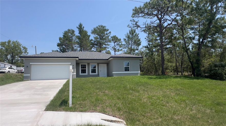 Brand New 4 Bedroom Home in Citrus Springs!

Discover this beautiful 4 bedroom, 2 bathroom home featuring stone countertops, open floor plan, and a spacious 2-car garage.
Enjoy modern living in a calm and peaceful neighborhood, perfect for families or anyone looking for comfort and convenience.

 Highlights:
 • Brand new construction
 • Open-concept layout
 • Elegant stone countertops
 • 2-car garage
 • Quiet, family-friendly area