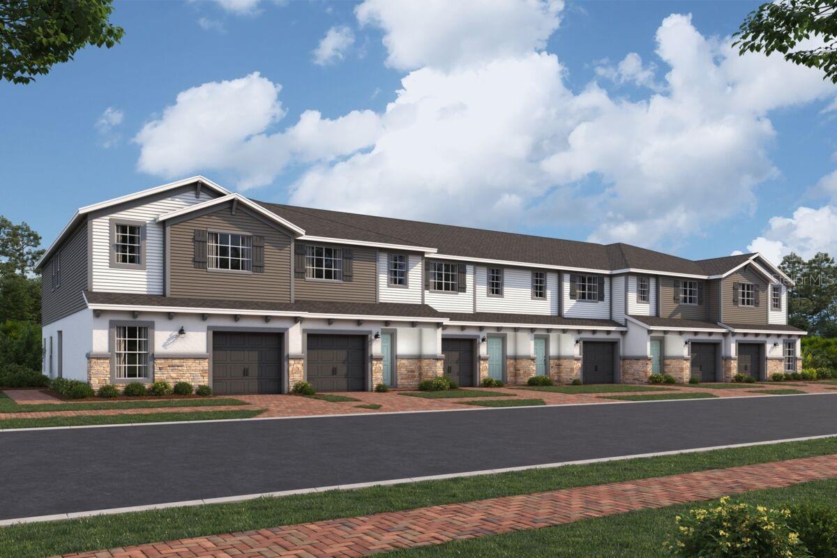 Under Construction. Discover this stunning new construction townhome located at 4180 Campsite Loop in Orlando. This well-designed 2-story home offers 3 bedrooms–with the owner's bedroom conveniently located upstairs–2 full bathrooms, a powder room, a loft, an open-concept living space, a second-floor laundry room, a 1-car garage, and more! The floorplan maximizes functionality while maintaining an inviting atmosphere. The open-concept design seamlessly connects the main living areas, creating a natural flow between spaces. The owner's bedroom is positioned upstairs off the loft, providing privacy and separation from the other bedrooms. Located in a desirable Orlando neighborhood, this home offers convenient access to numerous parks and recreational opportunities. The area is known for its family-friendly atmosphere and well-maintained surroundings. Residents enjoy easy access to local amenities while being situated in a peaceful residential setting.