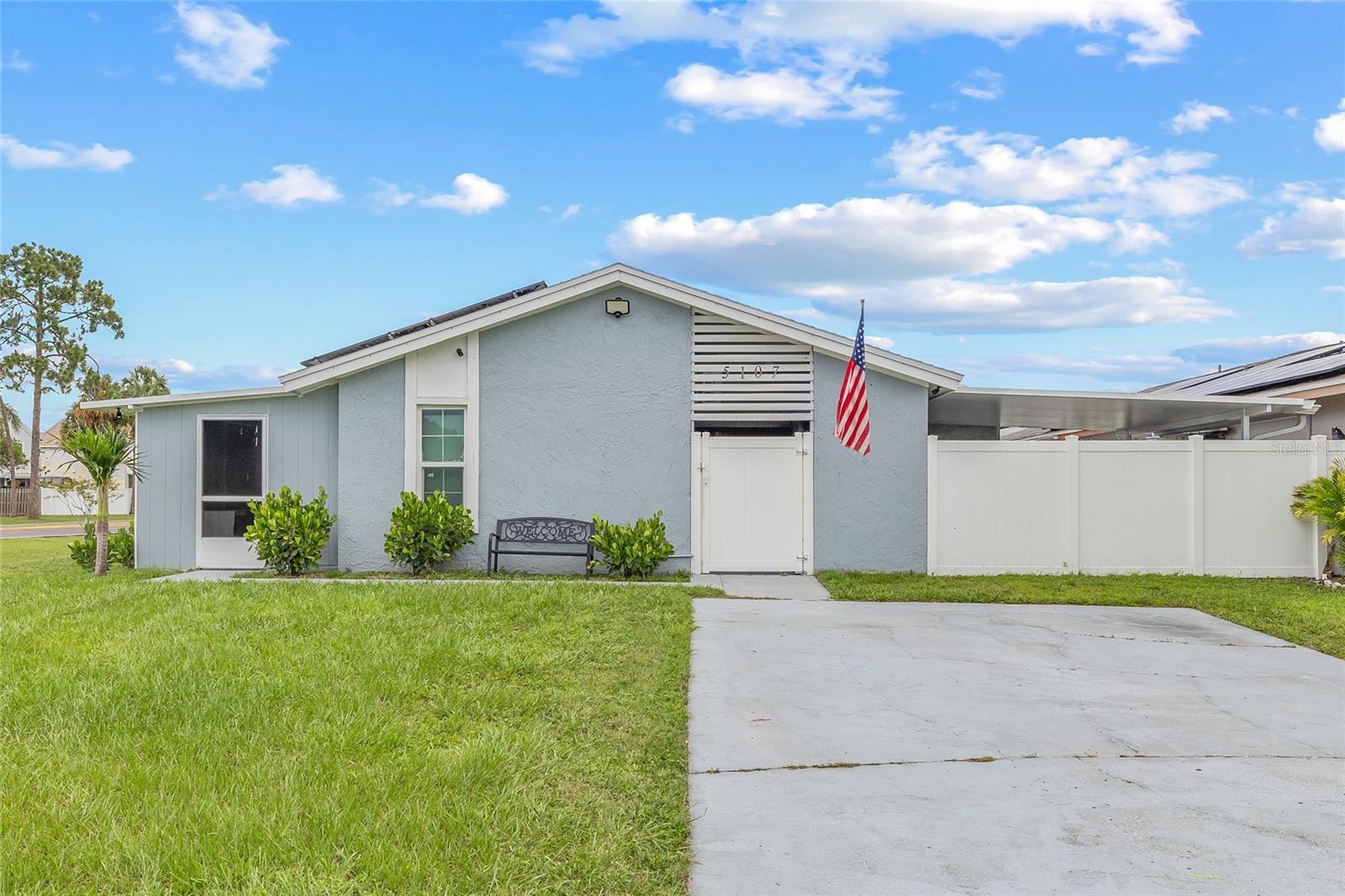 Beautifully renovated 3 bed, 2 bath home featuring tile flooring throughout, stylish accent walls, and updated bathrooms. Kitchen includes stainless steel appliances; washer and dryer convey. Bonus room space perfect for guests, in-laws. Recent updates: NEW ROOF (2025), A/C (2019), water heater (2022), impact windows. Gorgeous finishes and move-in ready! Centrally located near shopping, dining, schools, and major highways. A must-see!.