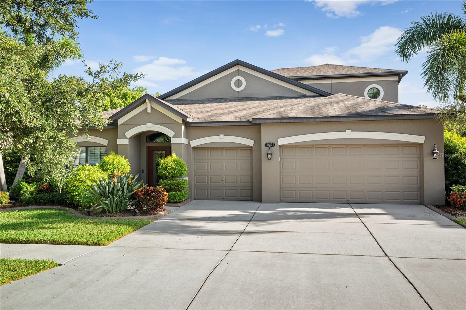 Welcome to 11806 Gilmerton Dr., Riverview, FL
Where luxury, comfort, and community come together.This beautifully upgraded 4-bedroom, 4-bath home offers over 3,118 square feet of thoughtfully designed living space, nestled on a spacious quarter-acre lot with excellent separation between homes for added privacy. Inside, no detail has been overlooked. Enjoy designer wall décor, custom window treatments, elegant lighting, and a premium $10,000 reverse osmosis water filtration system for clean, high-quality water throughout the home. The open-concept layout is both stylish and functional, and the upstairs game room with a built-in wet bar is perfect for entertaining or relaxing in comfort. Step outside to a tranquil backyard oasis—complete with a covered patio, plenty of space to grill, and no backyard neighbors for added peace and quiet. Located in the sought-after Panther Trace community, residents enjoy a wealth of amenities including multiple resort-style pools, pickle-ball and basketball courts, a playground, and even a top-rated school right within the neighborhood. Plus, you’ll be just minutes from several beautiful local golf courses, perfect for enjoying the Florida lifestyle year-round. This home offers a rare blend of upgrades, space, and community—all in one of Riverview’s most desirable neighborhoods.
Schedule your private showing today and discover why this home is truly one of a kind.