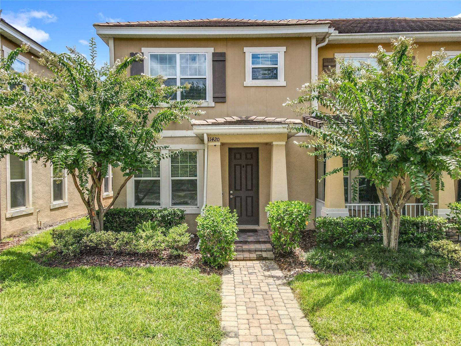 Welcome to your dream townhome in the heart of Windermere!
This beautifully maintained end-unit with gorgeous water frontage offers 3 spacious bedrooms plus a versatile den, 2.5 baths, and an inviting layout designed for both comfort and style. Located in the highly sought-after Lake Burden community, this home checks all the boxes for modern Florida living.
Step inside to discover a bright, open-concept floor plan where the living and dining areas seamlessly connect to a well-appointed kitchen featuring solid wood cabinetry, beautiful granite countertops, a walk-in pantry, and ample storage—ideal for both everyday life and entertaining.
French doors open to your own private garden courtyard, a peaceful retreat perfect for morning coffee, evening relaxation, or weekend gatherings. The courtyard provides direct access to a two-car garage via a quiet rear alley.
Downstairs, a flexible bonus room offers the perfect space for a guest suite, home office, or formal living room, while upstairs you'll find all three bedrooms, including a spacious primary suite filled with natural light and a custom walk-in closet. The laundry room is also conveniently located upstairs.
Additional highlights include:
Recently updated appliances (2024): refrigerator, dishwasher, washer/dryer, and garbage disposal.
Built-in ethernet ports throughout, gigabit fiber internet, and surround sound speakers for premium connectivity and entertainment; There are Lots of parking space for your guest.
HOA-provided termite bond. You will love this End-unit location for extra privacy and abundant natural light.
One of the best features is the stunning water views from the home. Enjoy tranquil walks around the scenic pond just outside your door, or relax as you watch Disney’s nightly fireworks light up the sky. A community park and fishing dock are located directly across the pond, and a pedestrian bridge connects to the nearby elementary school for unmatched convenience.
Living in Lake Burden means enjoying resort-style amenities including a sparkling pool, tennis courts, scenic walking trails, a playground, fishing pier, and beautifully maintained green spaces. The HOA covers landscaping, exterior painting, and full roof replacement, lowering your maintenance costs and potentially reducing homeowners' insurance.
All of this just minutes from top-rated schools, renowned dining, shopping and golf courses. And of course the world-famous attractions like Disney and SeaWorld. This townhouse is located just off Winter Garden Vineland Road (SR-535), this townhome offers unmatched convenience in a peaceful, upscale setting.
Don’t miss this exceptional opportunity to own a turnkey home in one of Central Florida’s most desirable communities—schedule your private showing today!