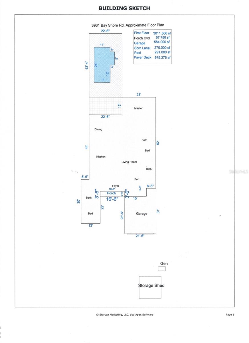 INDIAN BEACH MAP OF - Residential