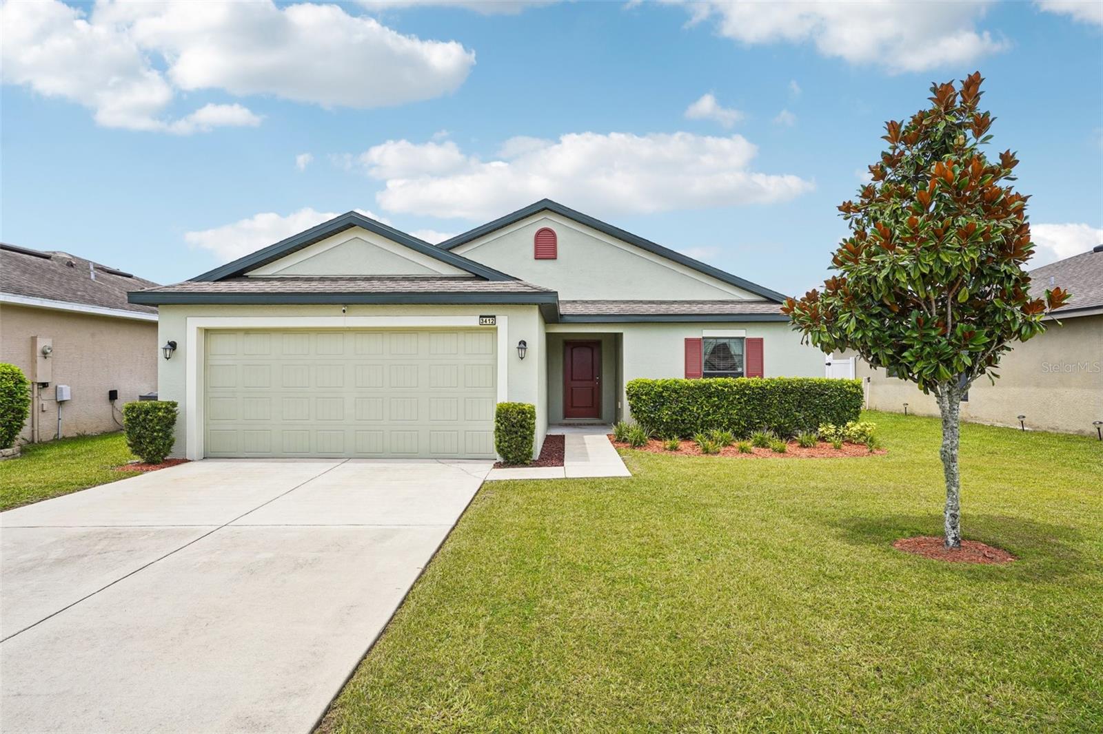 Charming 3-bedroom, 2-bath concrete block home built in 2017, nestled within the gated Berry’s Ridge community—where comfort meets functionality. This spacious split floor plan includes a Versatile BONUS ROOM perfect for a home office or 4th bedroom.
The open-concept kitchen is a standout, featuring wood cabinetry, and a breakfast nook. Arched doorways lead into a bright, inviting living space that’s ideal for entertaining or relaxing. The primary suite offers a large walk-in closet and private bath, while the dedicated laundry room and attached 2-car garage add everyday convenience. With fresh exterior paint and a new A/C system installed in 2022, this home is move-in ready. Location , Location , situated just minutes from historic downtown DeLand, home to award-winning Main Street with its unique shops, restaurants, and cultural landmarks. Enjoy easy access to Stetson University, local festivals, and annual parades that bring the community to life. Outdoor lovers will appreciate the proximity to natural springs, state parks, and boating on the St. John’s River—not to mention world-famous Skydive DeLand. Commuting is a breeze with quick access to I-4, placing you just 25 miles from Daytona Beach and 37 miles from Orlando. The new DeLand SunRail Station is also nearby, offering a stress-free ride. Exceptionally priced for its location and features, this home is a rare find in one of DeLand’s most welcoming communities. Don’t miss your chance to make it yours—schedule your private tour today, this gem won't last!