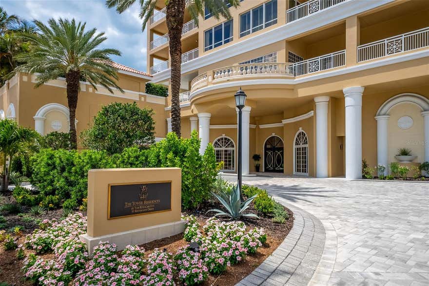 Cosmopolitan excitement mingled with casual coastal living on the celebrated shores of The Gulf. At the Ritz-Carlton Tower Residences a lifestyle rich with comfort, services and numerous amenities. This Tower Residence 502 is nestled on top of the treetops providing for tropical beauty and privacy. The spacious floor plan offers 4 bedrooms, 4 baths and gorgeous marble flooring throughout the entire Residence. Two generous size terraces allow for extended living space with spectacular views of the Marina, Sarasota City scape and John Ringling Bridge. Everyday life offers a bit of magic complete with private elevators and impeccable 24 hour services provided by the Ladies and Gentlemen of The Ritz-Carlton. Just steps away from the vibrant downtown featuring theatre, dining, shopping, art galleries and much more. As always, you will recognize and appreciate touches that say - "only at The Ritz". A MUST SEE!!!!!