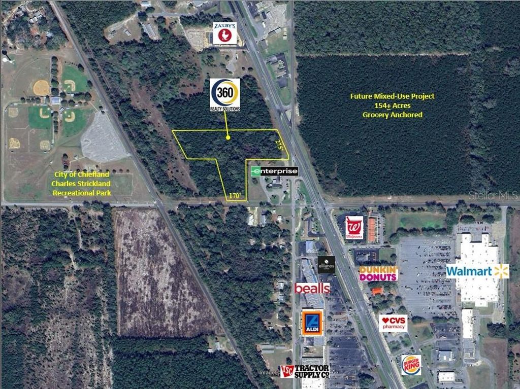 Photo of Tbd Us Hwy 19 (n Young Blvd), Chiefland, FL 32626 (MLS # GC536961)