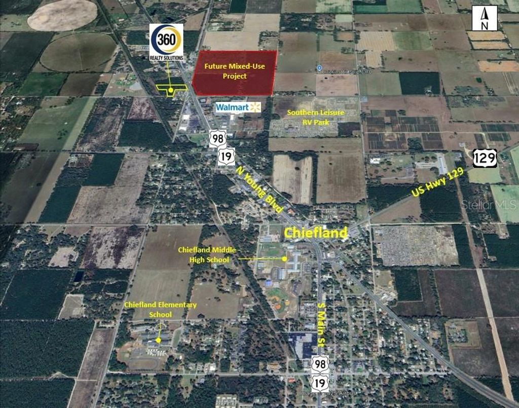 Photo of Tbd Us Hwy 19 (n Young Blvd), Chiefland, FL 32626 (MLS # GC536961)