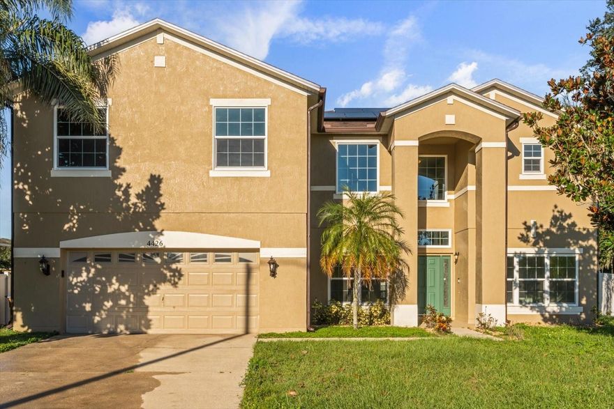 Welcome to 4426 Evergreen Forest Loop, nestled in the desirable Banyan Cove community of Kissimmee.
This beautifully maintained home blends thoughtful updates with peaceful surroundings, offering the ideal Florida lifestyle both inside and out.

Freshly painted inside and out, the home features new flooring throughout (2020) and a spacious kitchen with custom wood cabinetry, granite countertops (added 2019), and stainless steel appliances all replaced within the last five years. Major improvements include a 2018 roof, 2018 HVAC, and brand-new energy-efficient windows (2025), providing comfort and peace of mind for years to come.

Step outside to your private oasis featuring a screened-in pool resurfaced in 2020, an extended covered lanai, and a fully fenced backyard backing up to conservation, no rear neighbors, just serene natural views.

Ideally located near shopping, dining, schools, and Central Florida’s top attractions, this home truly captures the essence of relaxed, modern Florida living.