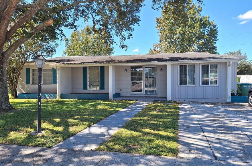 This upgraded and updated 4 bedroom home is priced to sell now! This home has everything you need to make comfort your priority. 3 bedrooms with full bath and additional bedroom with its own entrance makes it a spacious primary bedroom, an in-law room or extra room for guests! Upgraded flooring throughout, a today style shower, and updated kitchen with stone countertops.Very spacious additional family room with skylights making it a bright, relaxing living space. Roof 2018  and 2023 AC A quiet street with many conveniences - shopping, medical and a playground nearby.   Priced to sell! Being sold as is. Buyer to confirm all information.