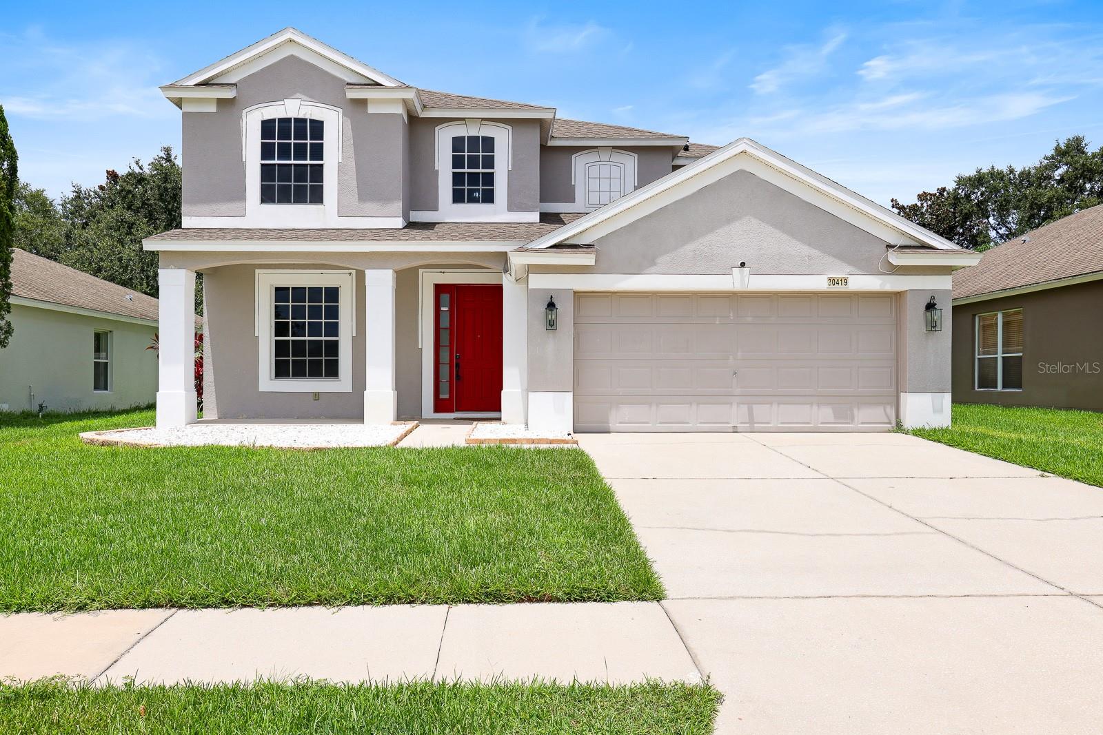 Welcome to this beautifully maintained 4-bedroom, 3.5-bathroom home located in the sought-after Palm Cove community of Wesley Chapel. Offering 2,501 square feet of well-designed living space, this residence combines comfort, functionality, and style in a highly desirable location. As you step inside, you’re greeted by a spacious formal living and dining room combination, complete with elegant porcelain tile flooring and an abundance of natural light—perfect for entertaining or enjoying a peaceful evening at home.
Toward the back of the home, an expansive open-concept layout seamlessly connects the kitchen, dinette, and family room. The kitchen is thoughtfully equipped with ceramic tile flooring, a large center island, two pantry closets, and a full appliance package including a range, refrigerator, dishwasher, and microwave. The adjacent dinette offers a cozy spot for casual meals, while the spacious family room provides the ideal gathering place for relaxation and connection.
Step outside to a screened-in back patio overlooking a fully fenced backyard—perfect for outdoor dining, play, or simply enjoying the Florida weather in privacy. Upstairs, the luxurious primary suite features a double-door entry, two walk-in closets, and a well-appointed en-suite bathroom with a soaking tub, separate walk-in shower, dual sink vanity, and private water closet. The remaining three bedrooms are also located on the second floor. Two share access to a full hall bathroom, while the third enjoys its own private en-suite—ideal for guests or multi-generational living. All bedrooms feature plush carpeting for added comfort.
Additional highlights include a 2-car garage and a flexible, light-filled layout to suit a variety of lifestyles. Residents of Palm Cove enjoy access to community amenities including a resort-style pool, park, and playground—enhancing the appeal of this already impressive home. With easy access to I-75, commuting is a breeze, and you’re just minutes from a wide range of shopping and dining options—less than 8 miles to The Shops at Wiregrass and under 9 miles to the Tampa Premium Outlets. Complete lawn maintenance, including mowing, shrub pruning, irrigation system service, turf, and plant fertilization and plant pest control are included in rent services saving you time and money! NOTE: Additional $59/mo. Resident Benefits Package is required and includes a host of time and money-saving perks, including monthly air filter delivery, concierge utility setup, on-time rent rewards, $1M identity fraud protection, credit building, online maintenance and rent payment portal, one lockout service, and one late-rent pass. Renters Liability Insurance Required. Call to learn more about our Resident Benefits Package.