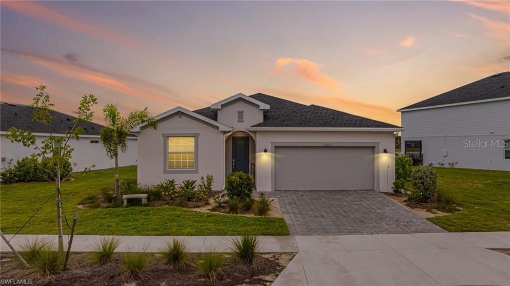 Welcome to 15093 Anchorage Road, a stunning 3-bedroom, 3-bath single-story home located in the highly desirable Tuckers Cove neighborhood of Babcock Ranch—America’s first solar-powered town. Built in 2023 by Lennar, this home features the sought-after Areca floor plan offering 2,201 sq ft of modern living space. Enjoy a smart, open layout with a versatile den/office, spacious great room, designer kitchen, and an expansive covered lanai—perfect for entertaining or relaxing. The owner’s suite is thoughtfully positioned at the rear of the home for added privacy, while two additional bedrooms provide space for family or guests. Tuckers Cove is a waterpark-inspired community featuring thrilling slides, a lazy river, and the Shipwreck Taverna bar & grill—exclusively for residents. As part of Babcock Ranch, you’ll have access to miles of nature trails, parks, dog parks, kayak launches, top-rated schools, and a vibrant downtown with restaurants, shopping, and regular community events. This is a unique opportunity to own in a forward-thinking, eco-friendly community that combines sustainability with luxury living. Live where innovation meets lifestyle—schedule your private showing today!