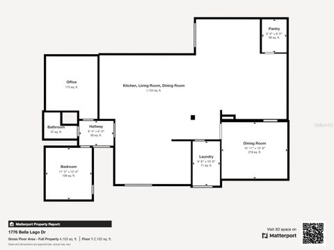 Tiny photo for 1776 Bella Lago Drive, Clermont, FL 34711 (MLS # S5129261)