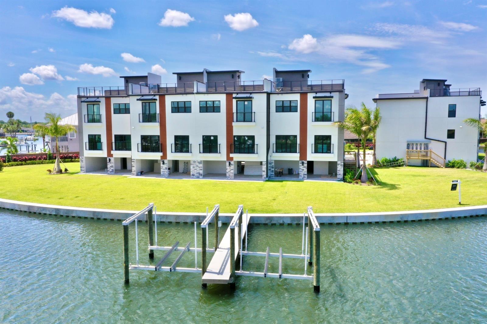 Bring your Boat! Whether you are new to the area, relocating to Tampa for a job, needing a rental for a remodel, or just prefer maintenance-free living, we've got the place for you! Equipped with private elevator, electric vehicle charger, high-end finishings, impact windows and sliders, solid core doors, beautiful marble counters, custom shelving, expansive Waterfront patio...the list is endless! The rooftop deck is the place to enjoy the spectacular sunsets over Tampa Bay and the skylines of downtown St Pete and downtown Tampa. This townhouse is suited to be a three-bedroom plus den or a four bedroom. There are two main living areas, and the layout of this floor plan truly provides maximum comfort and privacy. Every room has a walk-in closet! Natural light shines brilliantly throughout the day. Being a second floor living space and having concrete block on all floors this townhome provides hurricane protection above and beyond the other homes for rent in the area. Don't have a boat? That's okay enjoy the community fishing Pier and brand new seawall to watch The wildlife splash and play daily. This property is located on one of the widest canals in Apollo Beach. Boaters there are no fixed Bridges and you are literally 5 minutes to open Bay at idle speed.
Rental time frames are flexible. Lawn Care is included. Come take a tour and see all the beauty this one of a kind home has to offer.