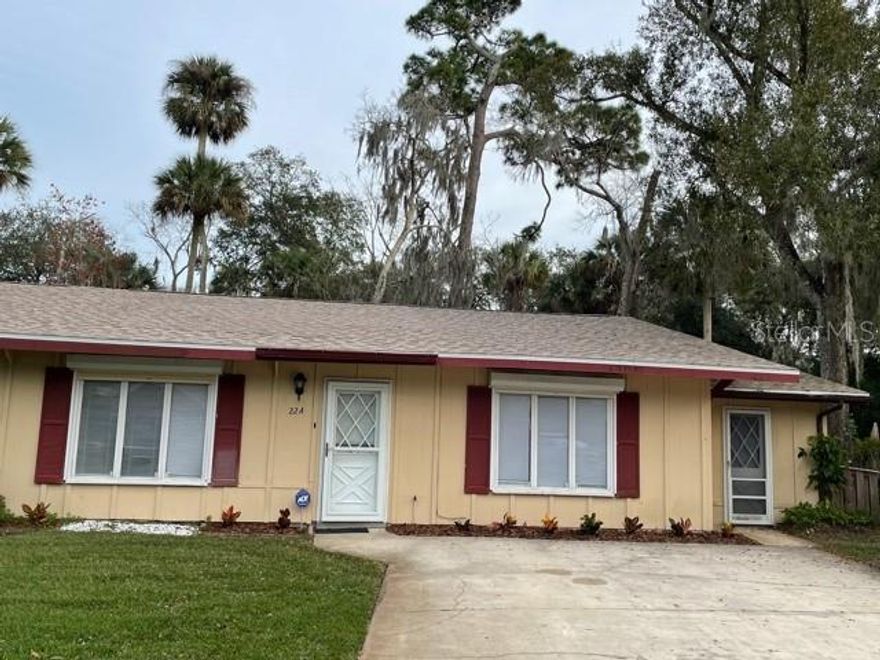So Much to Offer in this Large 3 Bedroom, 2 Bath Unit is 55+ community located directly across from New Smyrna Golf Course.  Full 3 Bedrooms, 2 Baths, Large Living & Dining Areas with Eat in Kitchen.  Community Pool & Clubhouse.  All Appliances Including Washer/Dryer Included.  Rent also includes Water, Sewer, Garbage, & Basic Cable.  You are 5 minutes to Historic Canal Street, 10 minutes to Flagler Ave & Beach Ramps. ALL residents must be 55+.