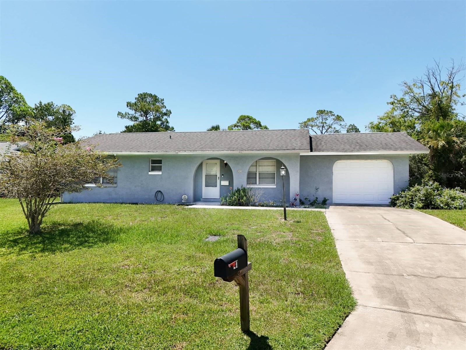 Nestled in the serene Palm Coast community of Bernard Meadows, this charming 2-bedroom, 2-bath home offers a perfect blend of comfort and coastal character. The thoughtfully designed layout provides an easy flow for everyday living and entertaining. The master suite features a beautifully renovated bathroom, creating a spa-like retreat. An attached garage and ample off-street parking add convenience, while the generous lot offers space for outdoor living, gardening, or even adding a pool. Located miles from Flagler Beach, you can enjoy coquina-sand shores, local dining, and the relaxed lifestyle this beloved area is known for. This home is a rare find for anyone seeking peaceful coastal living.