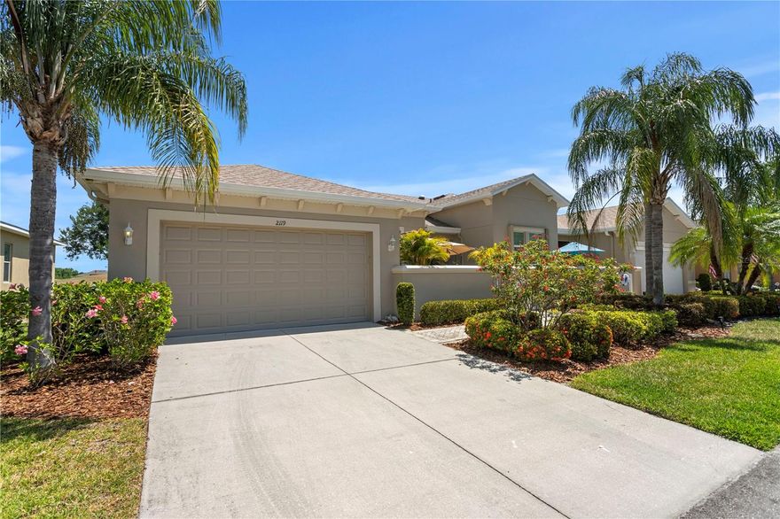 Welcome to easy Florida living in this beautifully maintained 2-bedroom, 2-bath condo located in the highly desirable 55+ golf cart-friendly community. Perfectly positioned with serene golf course and pond views, this immaculately maintained condo offers a peaceful setting where you can enjoy morning coffee or evening sunsets from your screened-in lanai or private courtyard. The open and inviting layout is designed for comfort and low-maintenance living, ideal for year-round or seasonal residents. Inside, you’ll find a bright and functional floor plan with spacious living and dining areas, a well-appointed kitchen, two generously sized bedrooms, indoor laundry and more. Natural light fills the space, creating a warm and welcoming atmosphere throughout. Life in this vibrant 55+ community offers resort-style amenities including indoor and outdoor swimming pools, fitness centers, golf courses, clubhouses, and a wide variety of social clubs and activities. Whether you enjoy arts and crafts, fitness classes, or community events, there is always something to do and someone to meet. Residents appreciate the convenience of golf cart accessibility and shuttles to nearby shopping, medical facilities, and essential services. Local hospitals, grocery stores, and dining options are just minutes away, making everyday living effortless and stress-free. With 24-hour gated security and a well-established active adult lifestyle, peace of mind comes and easy living come standard. This condo is the perfect blend of relaxation, recreation, and convenience—offering the Florida lifestyle you’ve been looking for in one of the most sought-after active adult communities.