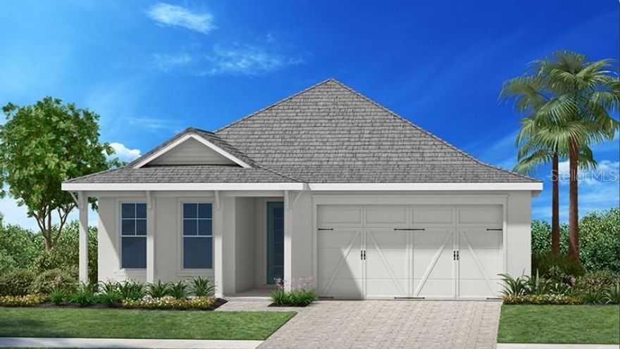 A Unique Opportunity in Shellstone! The Halyard floor plan with an expanded 5-car garage, originally constructed for the Homes by Towne team. The garage features an additional split-unit A/C. Ideal for car collectors, a workshop, or climate-controlled storage. This beautifully upgraded 2-bedroom + den, 2-bath home offers elegant tray ceilings in the foyer and great room, and spacious living areas perfect for entertaining. The chef's kitchen includes a large island, walk-in pantry, and abundant workspace. Community amenities include The Summit at Shellstone Amenity Center with a Social Hall, Fitness Center, Pool and Spa, Firepit, Poolside Cabanas, Poolside BBQ Grills, and Fitness Lawn. Residents also have access to Midway Park featuring a Pro Shop, Screened Pavilion, Play Areas, Dog Parks, Basketball Court, 8 Pickleball Courts, 6 Tennis Courts, Kayak Launch, Outdoor Fitness Area, and Shaded Picnic Areas. Shellstone offers convenient access to Downtown Waterside Place, Gulf Coast beaches, world-class dining and shopping, several hospitals, and is located within the Sarasota School System. Sarasota International Airport is approximately 25 minutes away, and Tampa International Airport is approximately 70 minutes away.