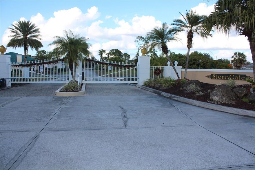 Super oversized lot in a BEAUTIFUL gated community of upscale homes. Only 23 home sites in total surround a central area of parkland. Stonegate Circle is close to everything, yet keeps its tranquil feel. Just minutes to Town Center Mall, shopping, all restaurants, medical, places of worship & County Sports Stadium. 10 mins to public boat ramp and Charlotte Harbor, 20 mins to Gulf beaches, 45 mins to international airports. Stonegate Circle is one of the best-kept secrets in town!