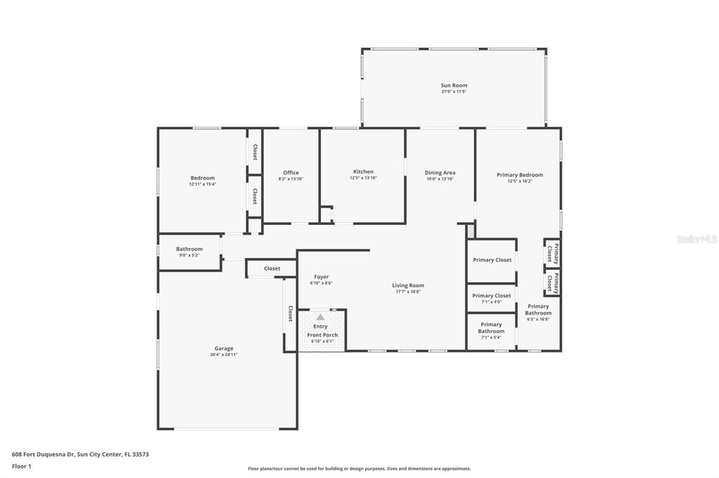Photo of 608 Fort Duquesna Drive, Sun City Center, FL 33573 (MLS # TB8399258)