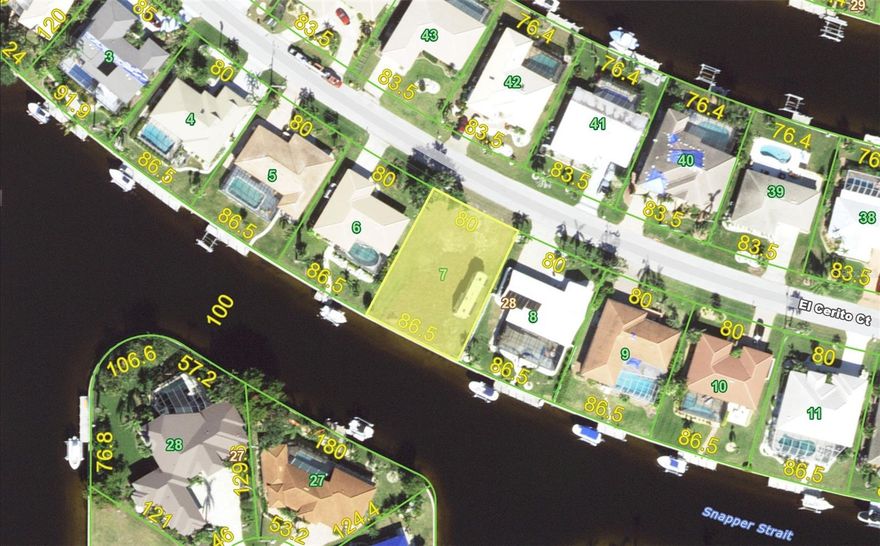 Rare to find *SOUTHERN Exposure* Waterfront lot in the heart of Punta Gorda Isles!  Quick access to open water... Charlotte harbor and onto the Gulf Waters. Here you will find World class fishing and boating. This lovely piece of paradise can accommodate most any builder plan with public water and sewer available. Have your boat docked just steps from your back door and watch our magnificent sunsets and sunrise from your own private lanai/pool area.   Close to Fishermans Village and the historic downtown area where there is an abundance of activity including shopping, waterfront restaurants (take the boat!), bike paths, markets, nightlife and cultural events. Bicycle to the farmers market or our local community beachfront park. Also located directly across the harbor from the New SUNSEEKER RESORT scheduled to open in just a few months. Oversized lot with 86ft of waterfront on a Seawall that is maintained by the city. PGI is a Deed Restricted community with NO HOA fees!  Welcome home to the Florida you always dreamed of.