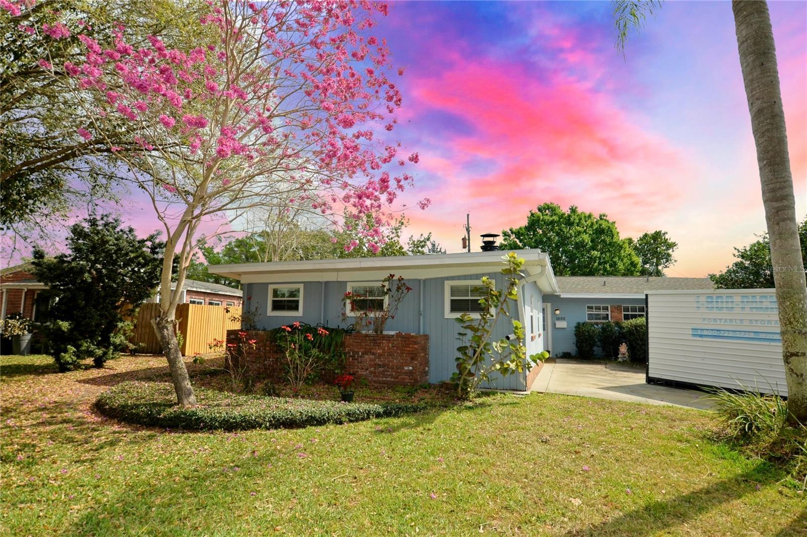 Under contract-accepting backup offers. Price Reduction! Come and check out this Amazing Mid Century home with NO HOA, 3 bedrooms and 2 baths, plus a Bonus room and Screened in Porch! The perfect spot in Audubon Park Nestled in between the best of everything Orlando, Baldwin Park, and Winter Park. Mature trees line this private low traffic street where everything you need is within a 5-10 minute drive or walk. Leu Gardens, Mead Gardens, Orlando Science Center, and Orlando Museum are some of the nearby attractions you could walk, bike, or drive to each weekend. The property sits on 1/3 of an acre, is fenced in with a sprinkler system, and has been well cared for by only two families. A new Roof and water heater were installed in 2022, A/C is from 2019. The spacious living room and bonus room both have a fireplace to help keep you warm and cozy in the winter. Detailed trim work and Crown molding, numerous spacious closets, as well as built in bookshelves give the home more space than it already has! This is the perfect opportunity for someone to give this home their own unique special touches. The property boasts some of the best public schools a family could ask for. Make this Home your own by adding the finishing touches to personalize it as you see fit! House is currently being painted.
