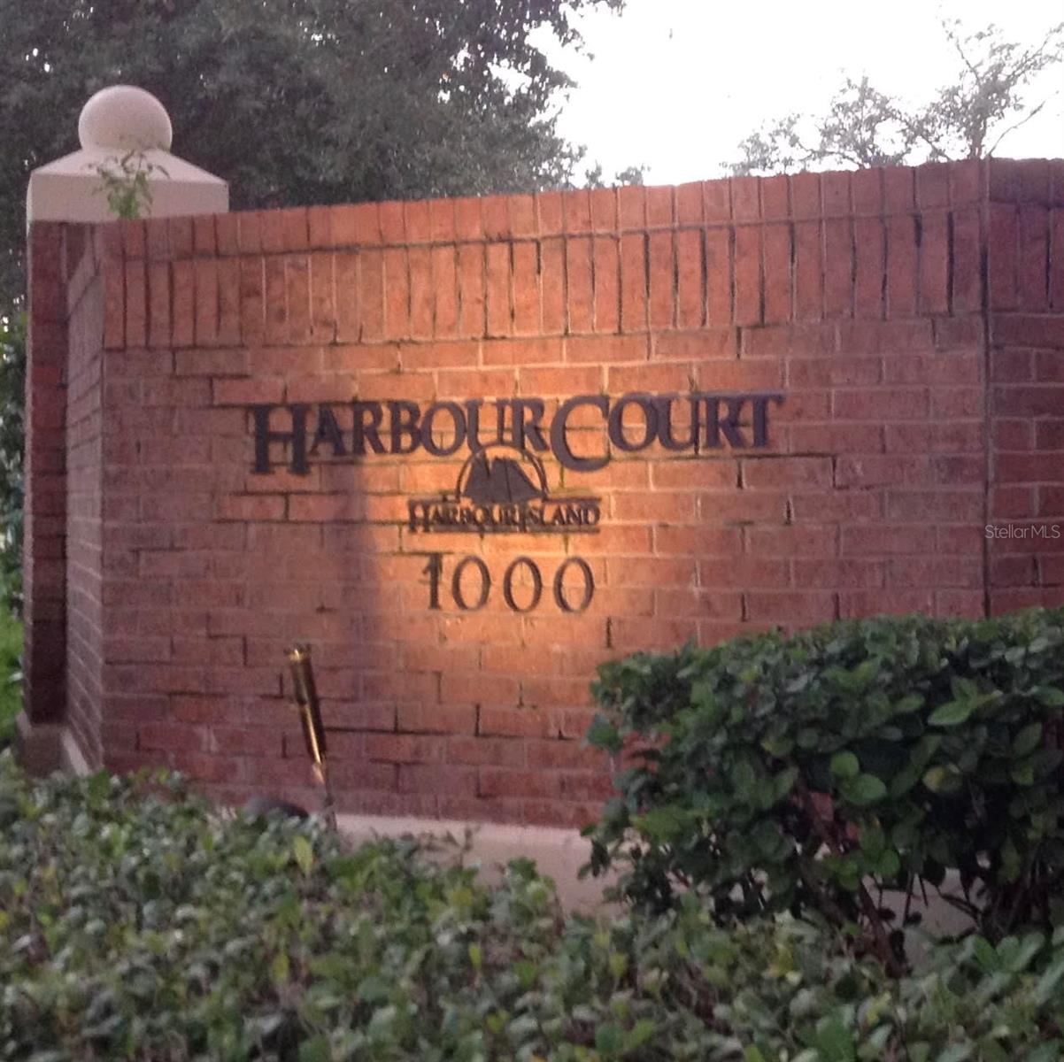 Harbour Court Condos in Downtown Tampa's Harbour Island features city & island life at it's best only steps the new Life Time Fitness club & Spa that features tennis, basketball, swimming, cold plunge, snackbar, pickleball,broad array of fitness equipment,etc with a vibrant counrty club social style. Once inside feel the warmth & elegance of this updated 2 bed condo in the Harbour Court on the Harbour Island behind the South Neighborhood gates Convenient the river walk to downtown restaurants, museums, entertainment, Sparkman Wharf with all it’s activities, Amalie Arena for concerts & hockey, Aquarium, Cruise terminals, bus, Trolley & Free Downtowner transport to name a few features. It has granite counter tops with wood cabinets, appliances, covered balcony with a view toward downtown facing north. Harbour Court Condos have a pool building with pool, spa, pool bar/kitchen, generous sitting areas, and newly remodeled lobby and common area convenient to a pleasent walking path and marina association. Although unfurnished, the pictures shown are of existing furnishings of current tenant.