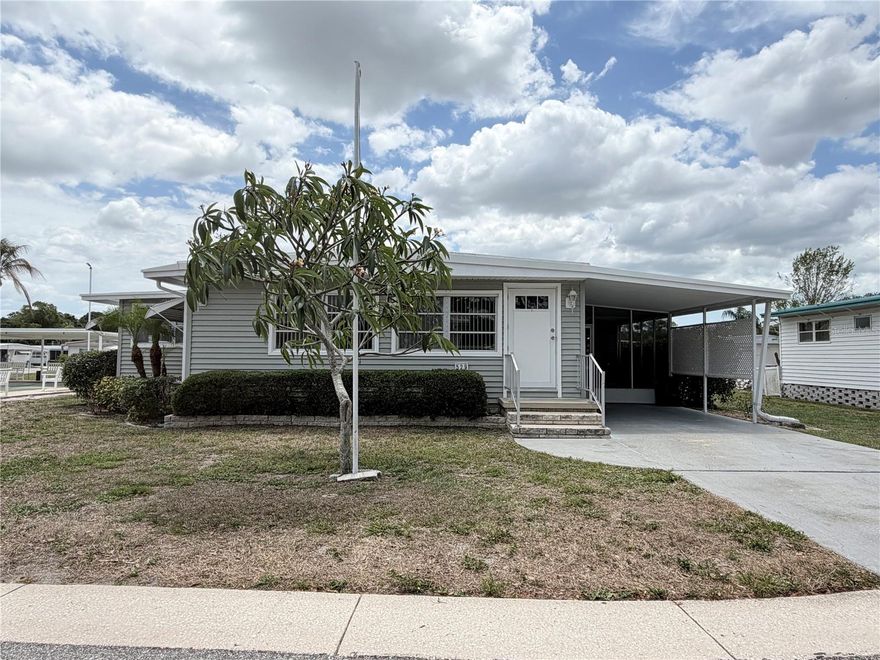 Welcome to easy Florida living in the highly sought-after Country Park 55+ cooperative community! Located at 2331 Belair Rd, Lot 529 in Clearwater, this well-maintained double-wide mobile home offers an exceptional opportunity to enjoy an active, affordable lifestyle with share (land) ownership valued at $40,000 already included in the purchase price.
Living in Country Park means more than just a home it’s a lifestyle. With a low monthly fee of $285 covering water, trash, lawn care, and access to amenities like a heated pool, clubhouse, shuffleboard, billiards, and a full calendar of activities, you’ll enjoy both value and community. Plus, you’re just a short walk to the clubhouse and only 20 minutes to world-famous Clearwater Beach, with shopping, dining, and Tampa International Airport all within easy reach.
 The location for this home is walking distance to the community clubhouse and heated swimming pool. There is also a view of the two ponds located in the community. They are located in the back yard of this home. Best location in the park. 
Inside, you’ll find a spacious layout, beginning with a bright living room that flows seamlessly into the dining area perfect for both everyday living and entertaining. A versatile bonus room just off the dining space offers flexibility for a home office, hobby room, or guest accommodations.
The kitchen is open and functional, featuring ample cabinetry, updated appliances including a dishwasher, and garbage disposal ideal for those who enjoy cooking and hosting. Both bedrooms are generously sized and feature built-in closets and dressers, maximizing storage and convenience.
The primary suite is comfortable accommodating a king-size bed and offering an updated en-suite bath with a walk-in shower and single vanity. The guest bedroom includes its own private access to the carport and is located near a second full bath with a tub/shower combination perfect for visitors.
Step outside to enjoy the screened in patio, an ideal space to relax and take in the Florida breeze. The attached shed provides additional storage and houses the washer and dryer for added convenience.
This home is being offered fully furnished and has been lovingly cared for, with key updates including a new HVAC system (2025) and a newer water heater, along with durable vinyl siding for energy efficiency and low maintenance.
Association approval required. Don’t miss this opportunity to enjoy affordable, carefree living in a welcoming and active community. Call today to schedule a showing,